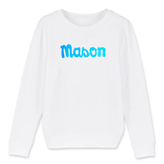 Mason Blue Fade Sweater Kids